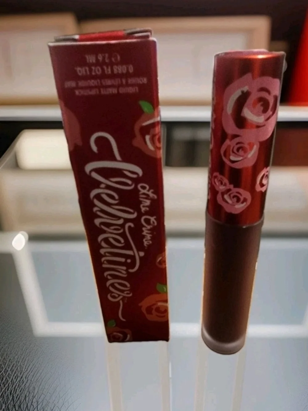 Velvetines Gloss-Scandal, 2-Almay  Lipstick Believe, Love Yourself